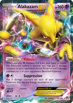 Pokemon Fates Collide Alakazam-EX - 25