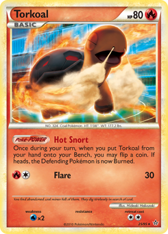 Pokemon HS—Unleashed Torkoal - 25