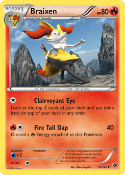 Pokemon XY Braixen - 25