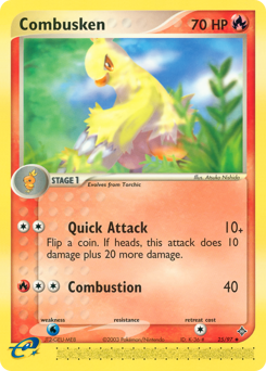 Pokemon Dragon Combusken - 25