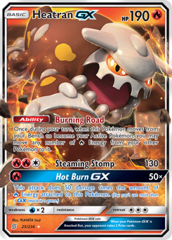 Pokemon Unified Minds Heatran-GX - 25