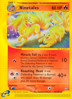 Pokemon Aquapolis Ninetales - 25
