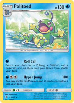 Pokemon Guardians Rising Politoed - 25