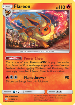 Pokemon Cosmic Eclipse Flareon - 25