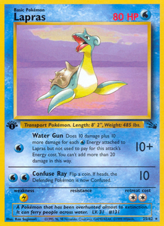 Pokemon Fossil Lapras - 25