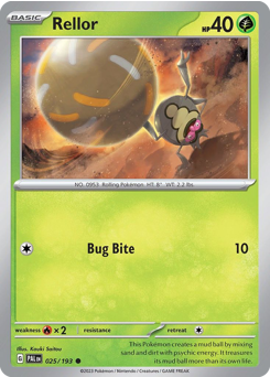 Pokemon Paldea Evolved Rellor - 25