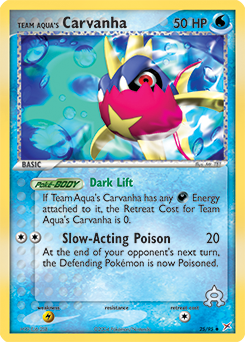 Pokemon Team Magma vs Team Aqua Team Aqua's Carvanha - 25