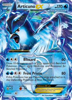 Pokemon Plasma Storm Articuno-EX - 25