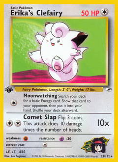 Pokemon Gym Heroes Erika's Clefairy - 25