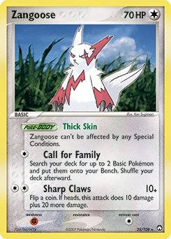 Pokemon Power Keepers Zangoose - 25
