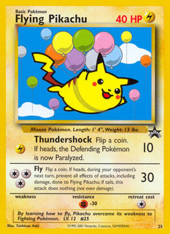 Pokemon Wizards Black Star Promos Flying Pikachu - 25
