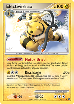 Pokemon Secret Wonders Electivire - 25