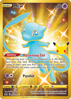 Pokemon Celebrations Mew - 25
