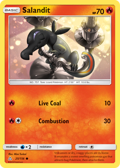 Pokemon Ultra Prism Salandit - 25