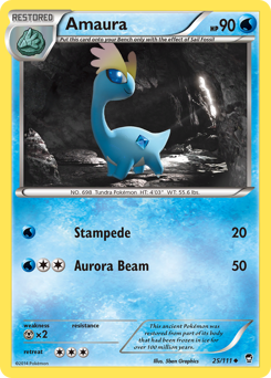 Pokemon Furious Fists Amaura - 25