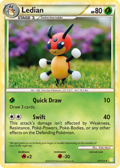 Pokemon HeartGold & SoulSilver Ledian - 25