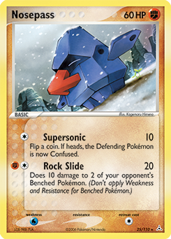 Pokemon Holon Phantoms Nosepass - 25