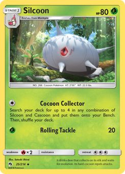 Pokemon Lost Thunder Silcoon - 25
