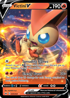Pokemon Sword & Shield Victini V - 25