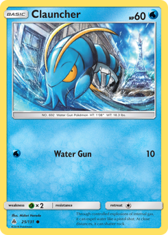 Pokemon Forbidden Light Clauncher - 25