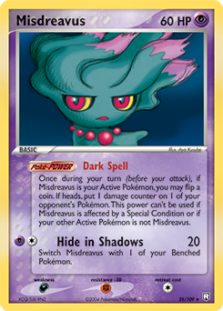 Pokemon Team Rocket Returns Misdreavus - 25
