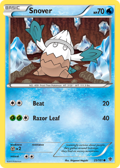 Pokemon Plasma Blast Snover - 25