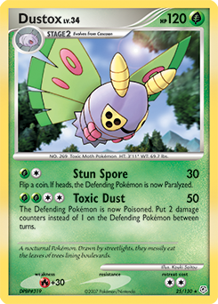 Pokemon Diamond & Pearl Dustox - 25