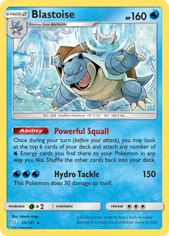 Pokemon Team Up Blastoise - 25
