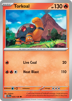 Pokemon Journey Together Torkoal - 25