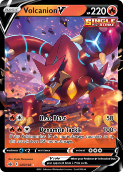 Pokemon Chilling Reign Volcanion V - 25