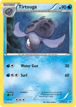 Pokemon Noble Victories Tirtouga - 25