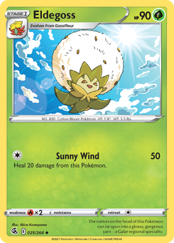 Pokemon Fusion Strike Eldegoss - 25