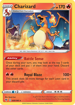 Pokemon Vivid Voltage Charizard - 25