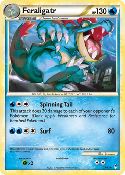 Pokemon Call of Legends Feraligatr - 25