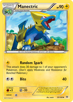 Pokemon Roaring Skies Manectric - 25