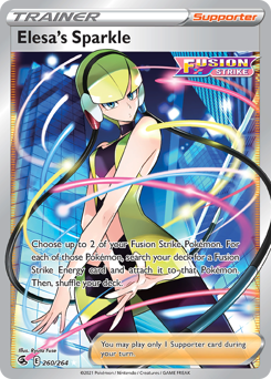 Pokemon Fusion Strike Elesa's Sparkle - 260