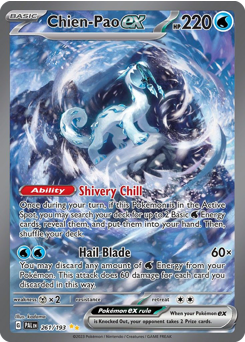 Pokemon Paldea Evolved Chien-Pao ex - 261