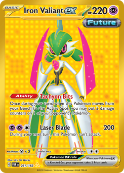 Pokemon Paradox Rift Iron Valiant ex - 261