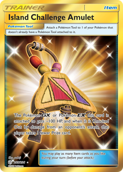 Pokemon Cosmic Eclipse Island Challenge Amulet - 265