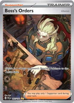 Pokemon Paldea Evolved Boss's Orders (Ghetsis) - 265