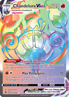 Pokemon Fusion Strike Chandelure VMAX - 265