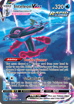 Pokemon Fusion Strike Inteleon VMAX - 266
