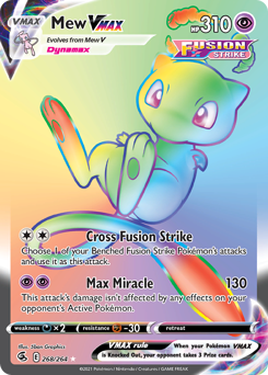 Pokemon Fusion Strike Mew VMAX - 268