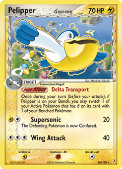 Pokemon Crystal Guardians Pelipper δ - 26