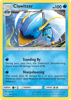 Pokemon Forbidden Light Clawitzer - 26