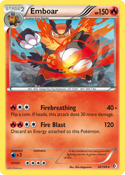 Pokemon Boundaries Crossed Emboar - 26