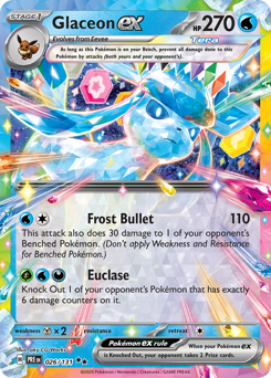Pokemon Prismatic Evolutions Glaceon ex - 26