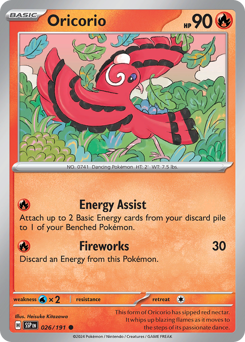Pokemon Surging Sparks Oricorio - 26