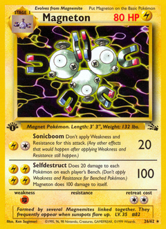 Pokemon Fossil Magneton - 26