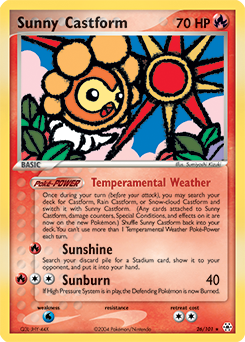 Pokemon Hidden Legends Sunny Castform - 26